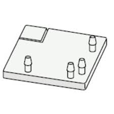 Eindkap 46 x 46 mm - Eindkap hoekprofiel - 2822Ker