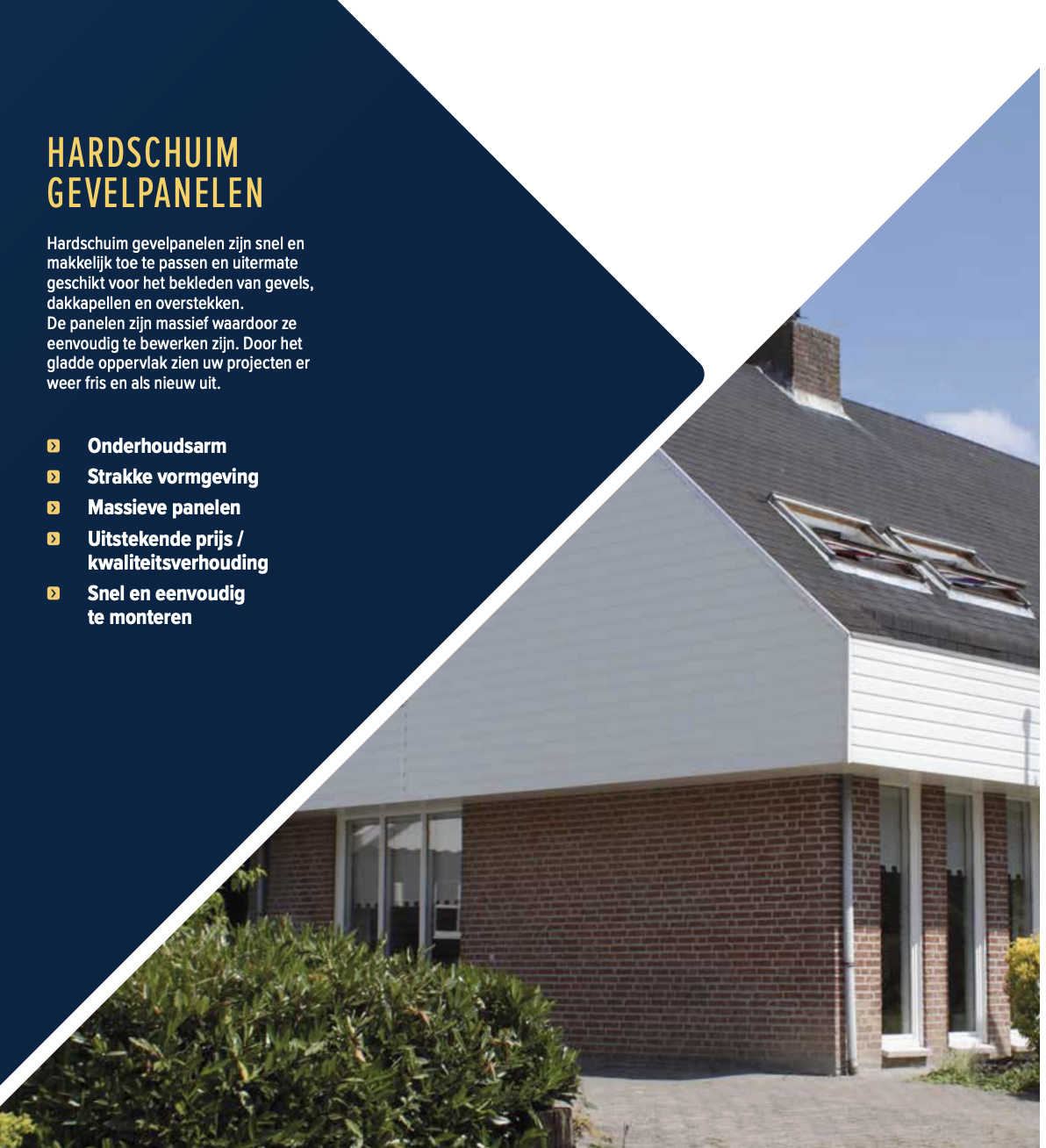 Hardschuim gevel paneel